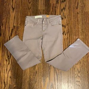 Pilcro skinny jeans color: brown size: 25